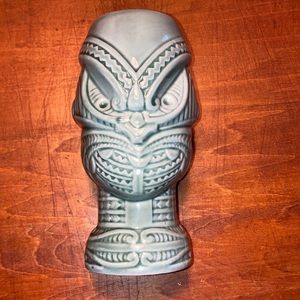 🍹🗿🍍Tiki Mug | Blue “Headhunter” Mug for Mai Tais, Painkillers, Etc. 🗿🏝🧊
